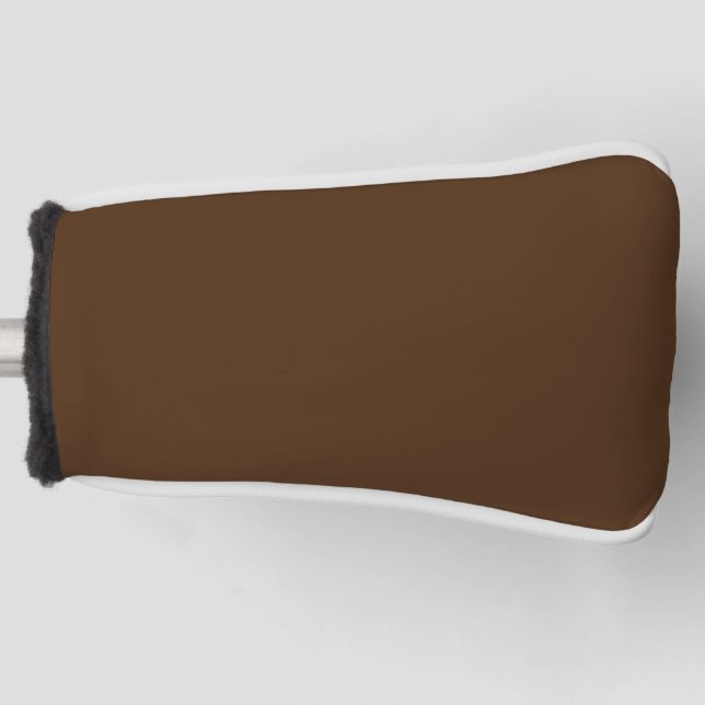 Pastel Brown,Pine Cone,Puce, Golf Head Cover (Front)
