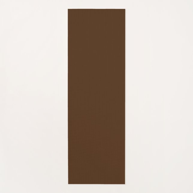 Pastel Brown,Pine Cone,Puce, Yoga Mat (Front)