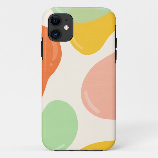 Pastel Bubbles Case-Mate iPhone Case (Back)