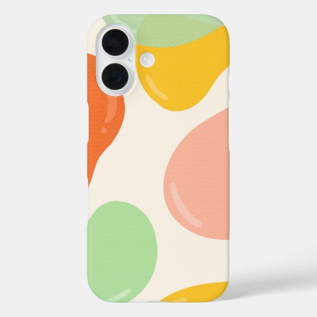 Pastel Bubbles Case-Mate iPhone Case (Back)
