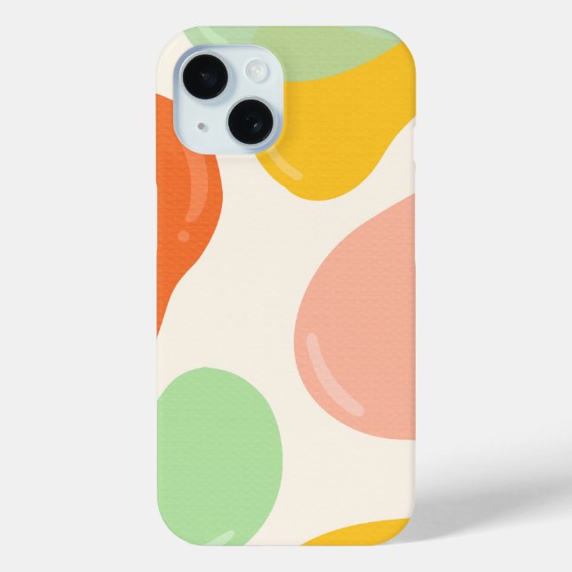 Pastel Bubbles Case-Mate iPhone Case (Back)