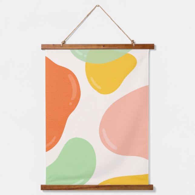 Pastel Bubbles Hanging Tapestry (Front)