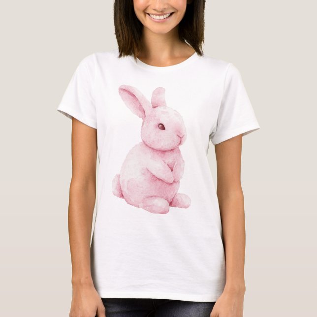 Pastel Bunny Bliss T-Shirt (Front)