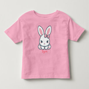 Pastel Bunny Charm Toddler T-Shirt