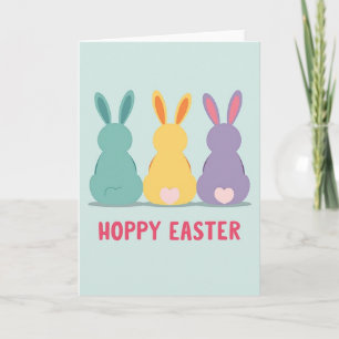 Pastel Bunny Springtime Card