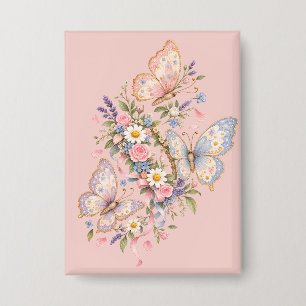 Pastel Butterfly Birthday Garden 