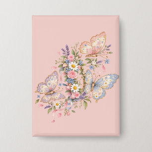Pastel Butterfly Birthday Garden 