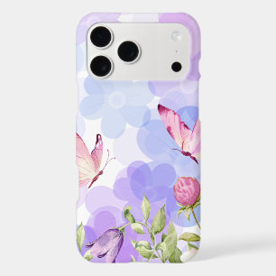 Pastel Butterfly Garden Floral Phone Case