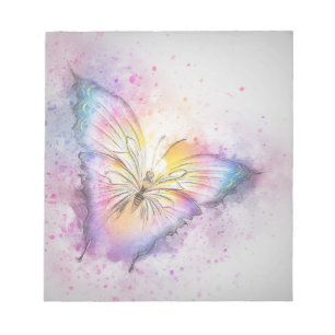 Pastel Butterfly Notepad