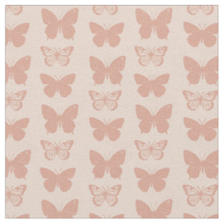 Pastel butterfly pattern fabric