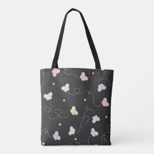 Pastel Butterfly Tote Bag – Cute & Whimsical