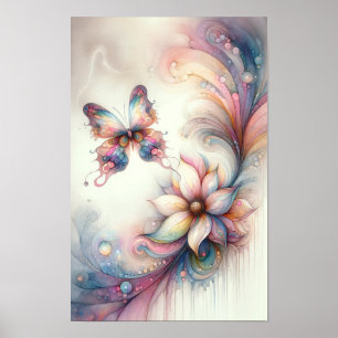 Pastel Butterfly Wall Art