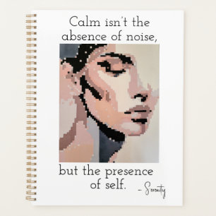 Pastel calm face planner