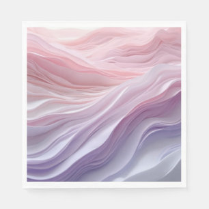 Pastel Calming Wave Pattern Napkin