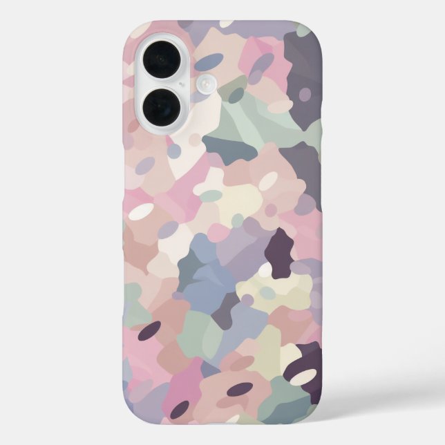 Pastel Camo Pattern Case-Mate iPhone Case (Back)