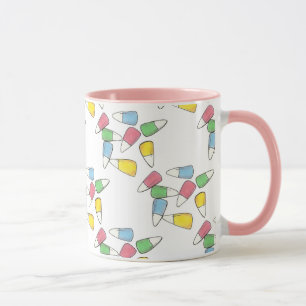 Pastel Candy Corn Easter Party Springtime Mug