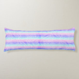 Pastel Candy Swirls Striped Soft Fantasy Pattern Body Cushion