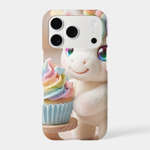 Pastel Candy Unicorn with Rainbow Cupcake