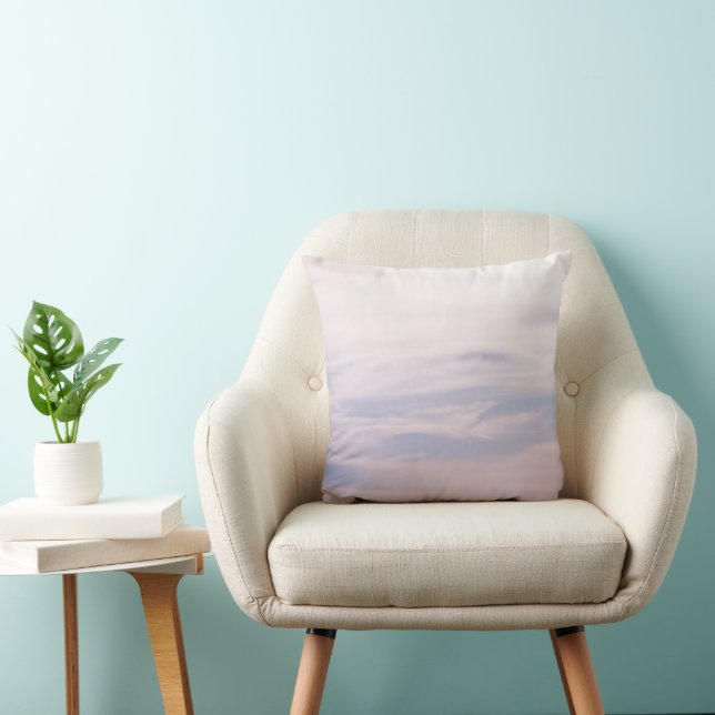 Pastel Caribbean Sunset Sky 2 #clouds #art Cushion (Chair)