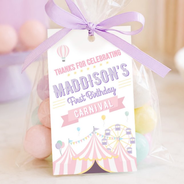 Pastel Carnival Favour Tags (Creator Uploaded)