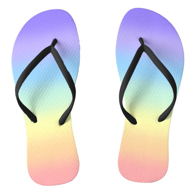Pastel Chakras Thongs (Footbed)