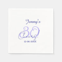 Pastel cheers 30th birthday purple elegant name da