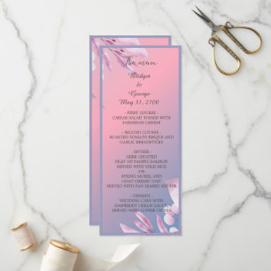 pastel cherry blossom sakura program & menu