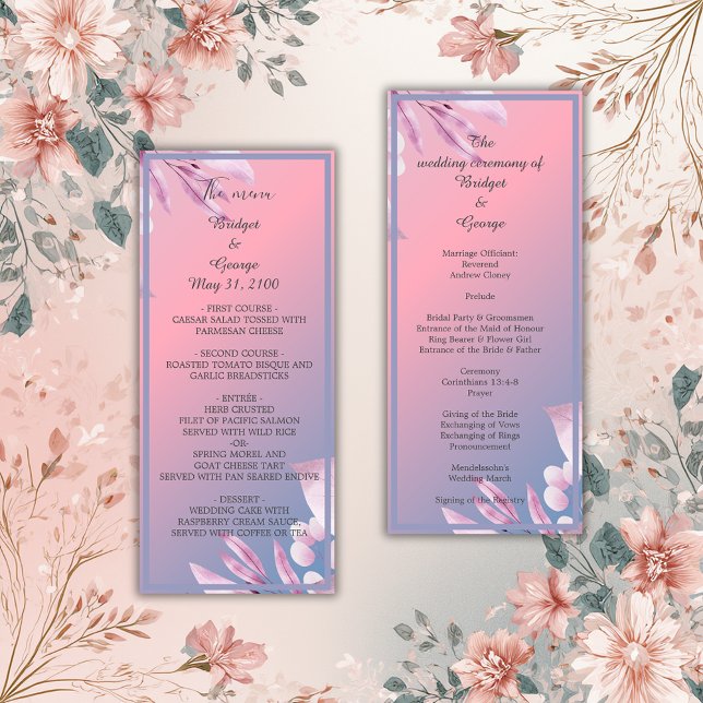 pastel cherry blossom sakura program & menu (Creator Uploaded)