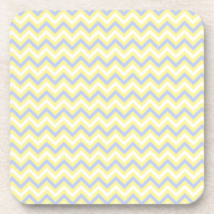 Pastel Chevron Pattern Coaster