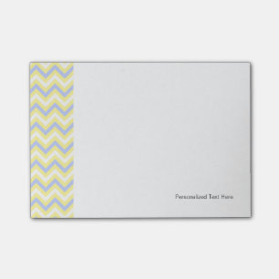 Pastel Chevron Pattern Post-it Notes
