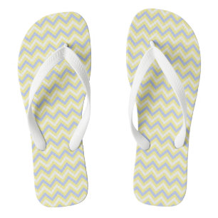 Pastel Chevron Pattern Thongs