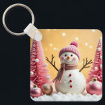 Pastel Christmas - Aluminum Keychain<br><div class="desc">Pastel Christmas - Aluminum Keychain
Design 17
A Perfect Little Gift!</div>