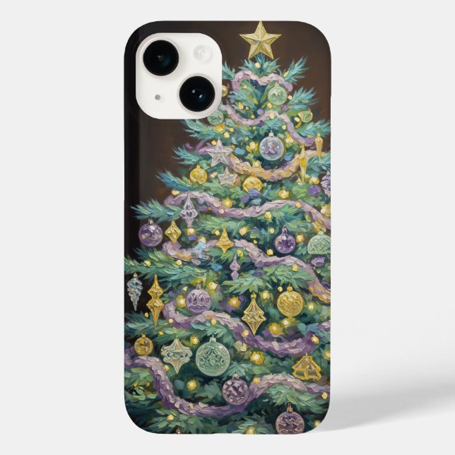 Pastel Christmas Case-Mate iPhone Case (Back)