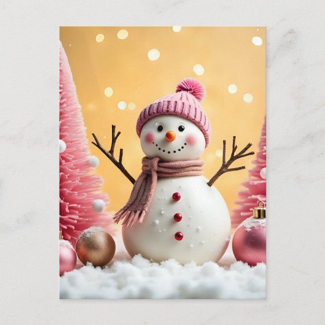 Pastel Christmas - PostCard  (Front)