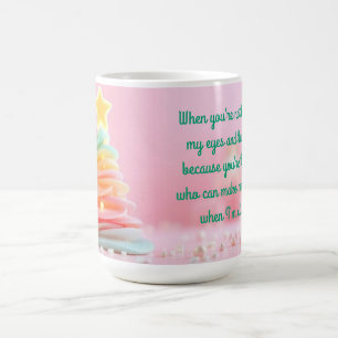 Pastel Christmas Swirl Coffee Mug