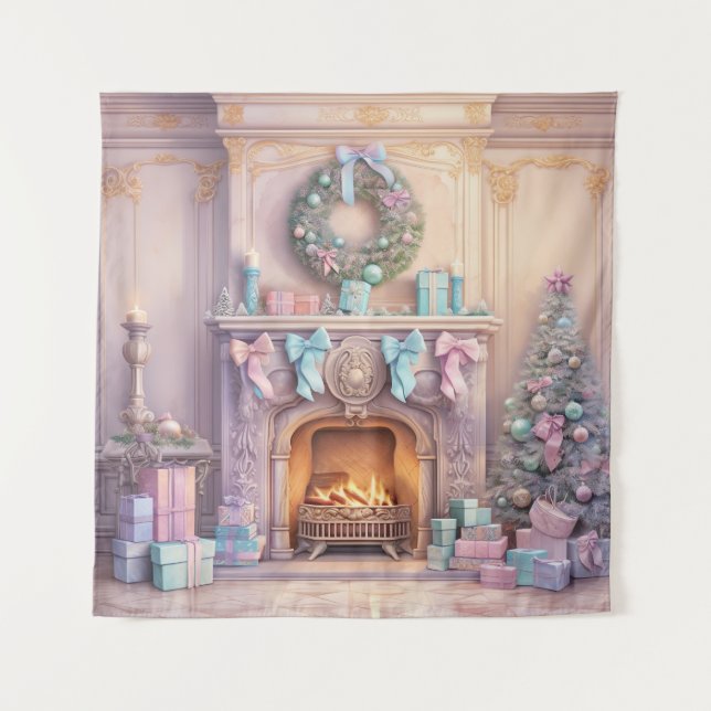 Pastel Christmas Tapestry (Front)