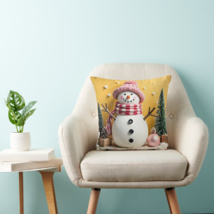 Pastel Christmas - Throw Pillow