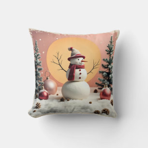 Pastel Christmas - Throw Pillow