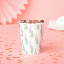 Pastel Christmas Trees 