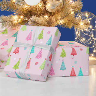 Pastel Christmas Wrapping Paper