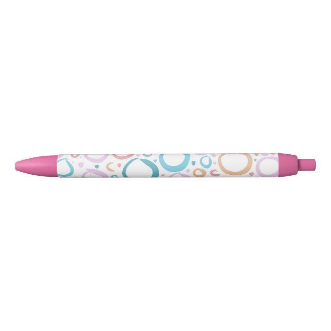 Pastel Circles Abstract Bubble Pen (Front)