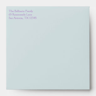 Pastel Circles Envelope for 5.25" Sq. Size