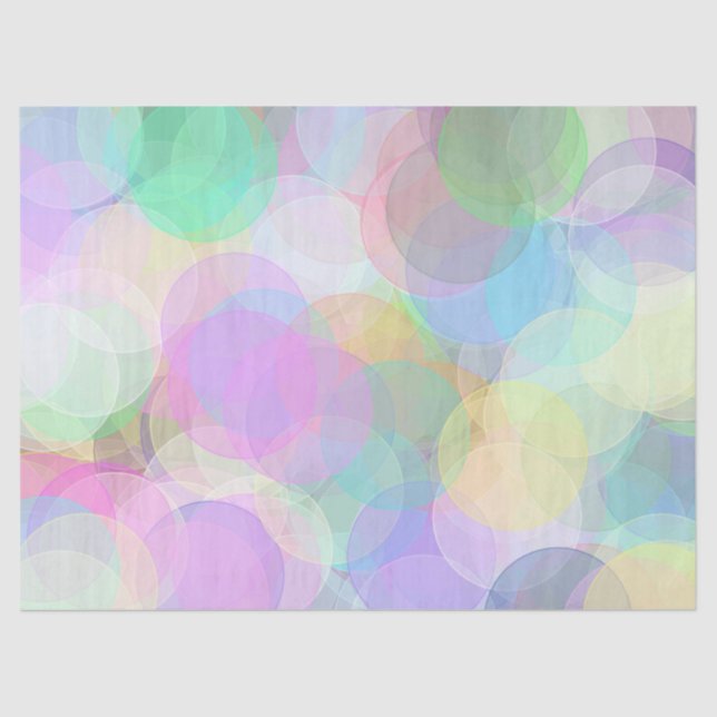 pastel circles tissue paper (Front)