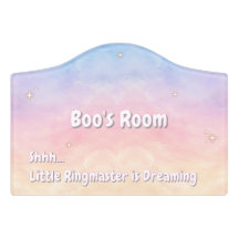 Pastel Circus Nursery Door Sign