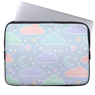 Pastel Cloud Aesthetic Laptop Sleeve
