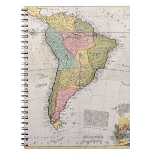 Pastel Colonial South America Notebook