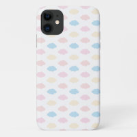 Pastel Color Clouds Pink Blue Yellow Modern.