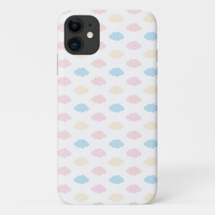 Pastel Color Clouds Pink Blue Yellow Modern. iPhone 11 Case