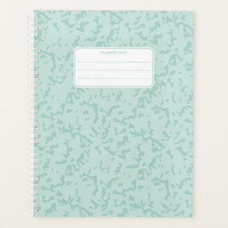 Pastel Color Marble Pattern Speckled Yearly Planner