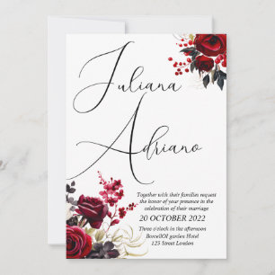 Pastel color simple subtle theme watercolor  invitation